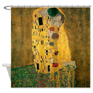 CafePress Gustav Klimt The Kiss Shower Curtain Free Shipping! Use code FREECART at Checkout!