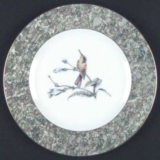 Wedgwood Humming Birds Salad/Dessert Plate, Fine China Dinnerware   Bone, Marbli
