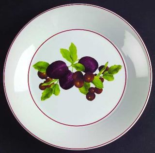 Sakura Verona Salad Plate, Fine China Dinnerware   Fruit On White