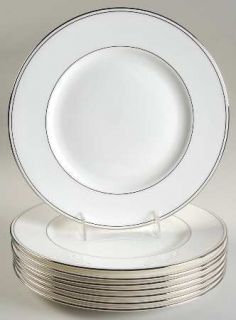 Lenox China Federal Platinum (Set of 8) Dinner Plate, Fine China Dinnerware   Cl