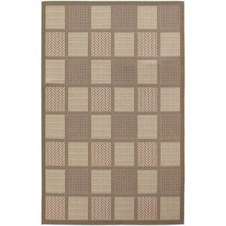 Five Seasons Acadia/ Sky Blue Area Rug (37 X 55) (CreamSecondary colors: Sky Blue and TanPattern: Geometric SquaresTip: We recommend the use of a non skid pad to keep the rug in place on smooth surfaces.All rug sizes are approximate. Due to the difference